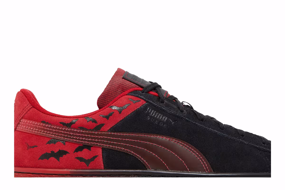 Batman x Puma Suede Classic Black Barbados Cherry, view 3