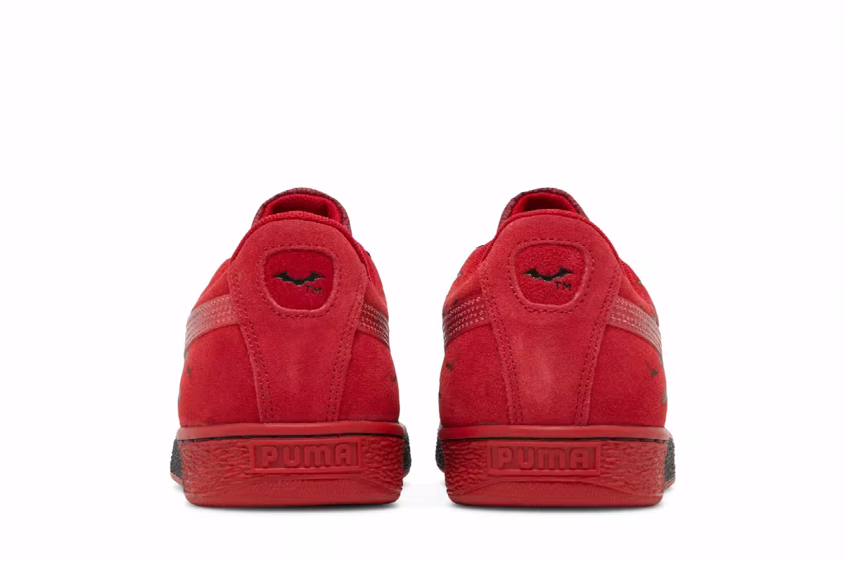 Batman x Puma Suede Classic Black Barbados Cherry, view 7