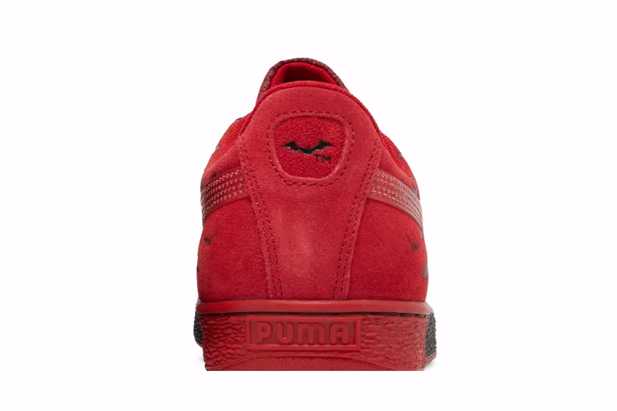 Batman x Puma Suede Classic Black Barbados Cherry, view 8
