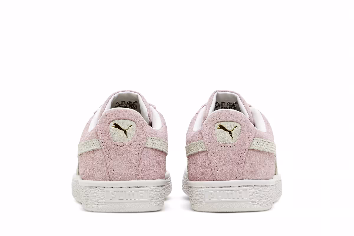Puma Suede Classic 21 Jr Pink Lady White, view 7