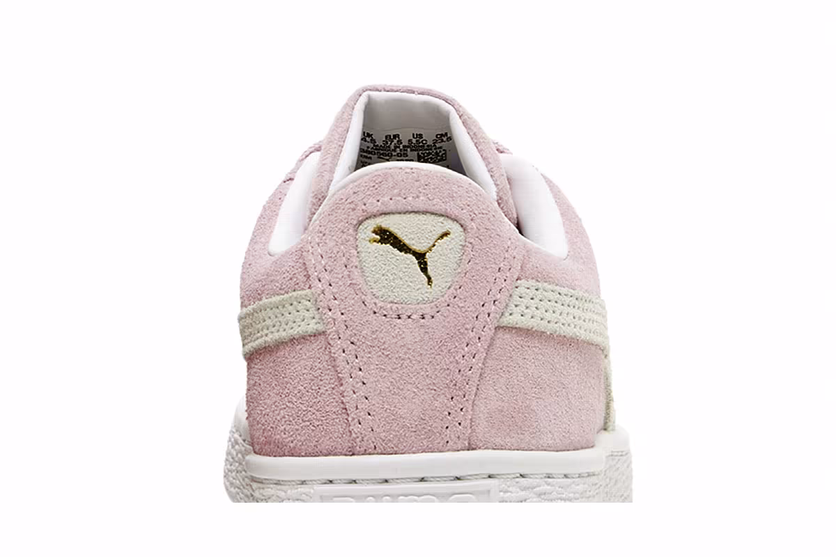 Puma Suede Classic 21 Jr Pink Lady White, view 8