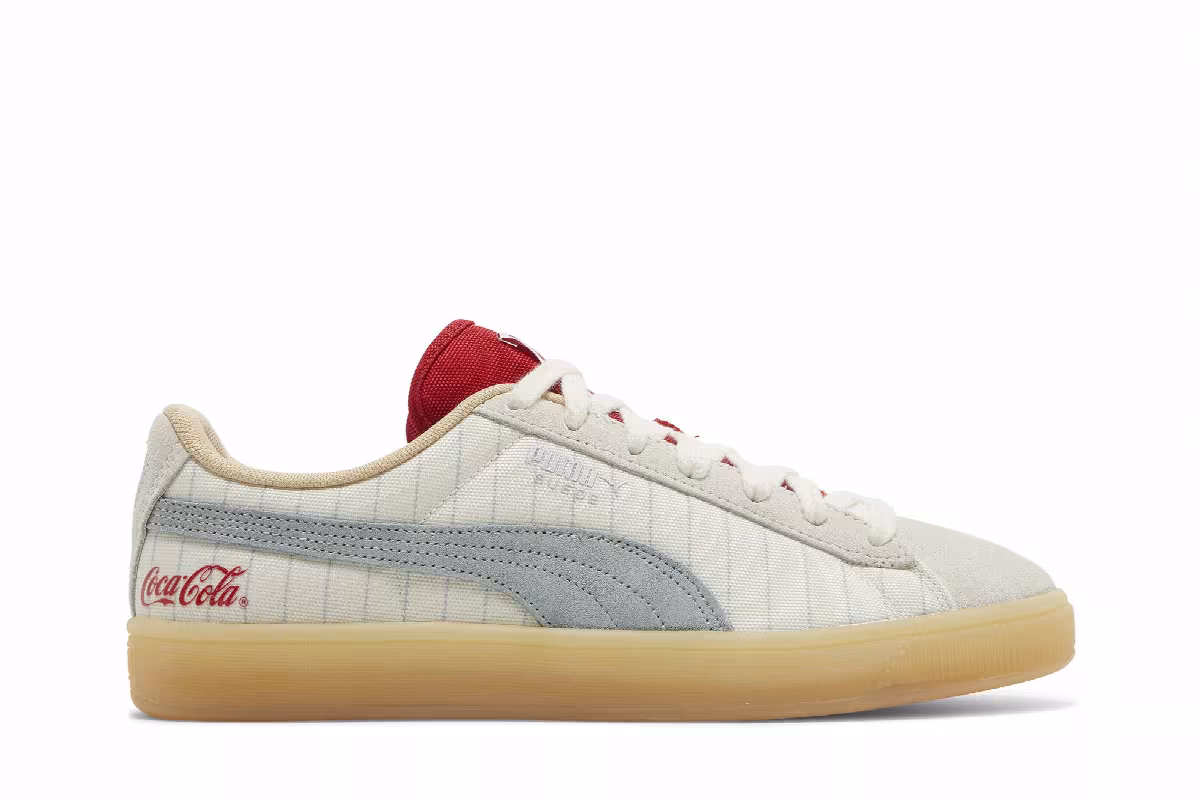 Coca-Cola x Puma Suede Slate Pinstripes, view 2