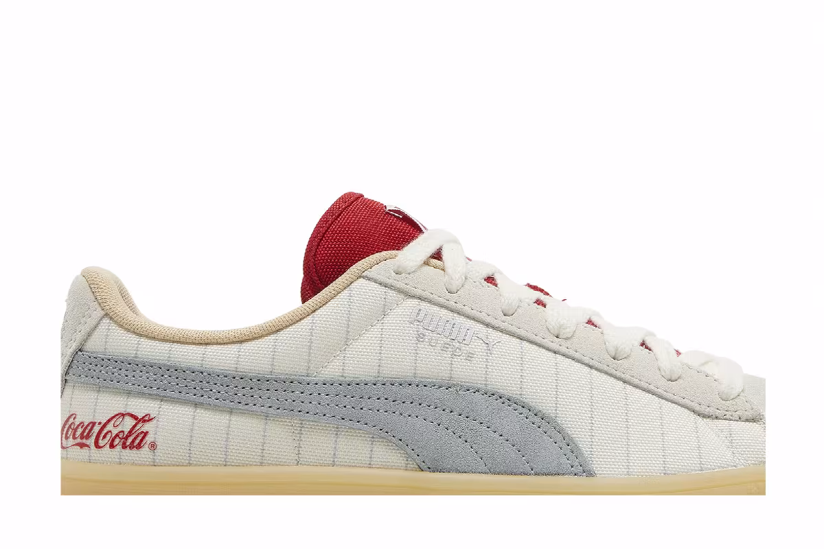 Coca-Cola x Puma Suede Slate Pinstripes, view 3
