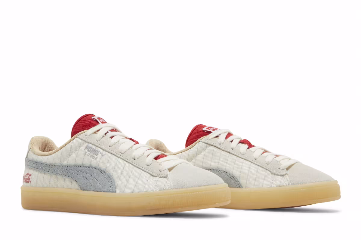 Coca-Cola x Puma Suede Slate Pinstripes, view 9