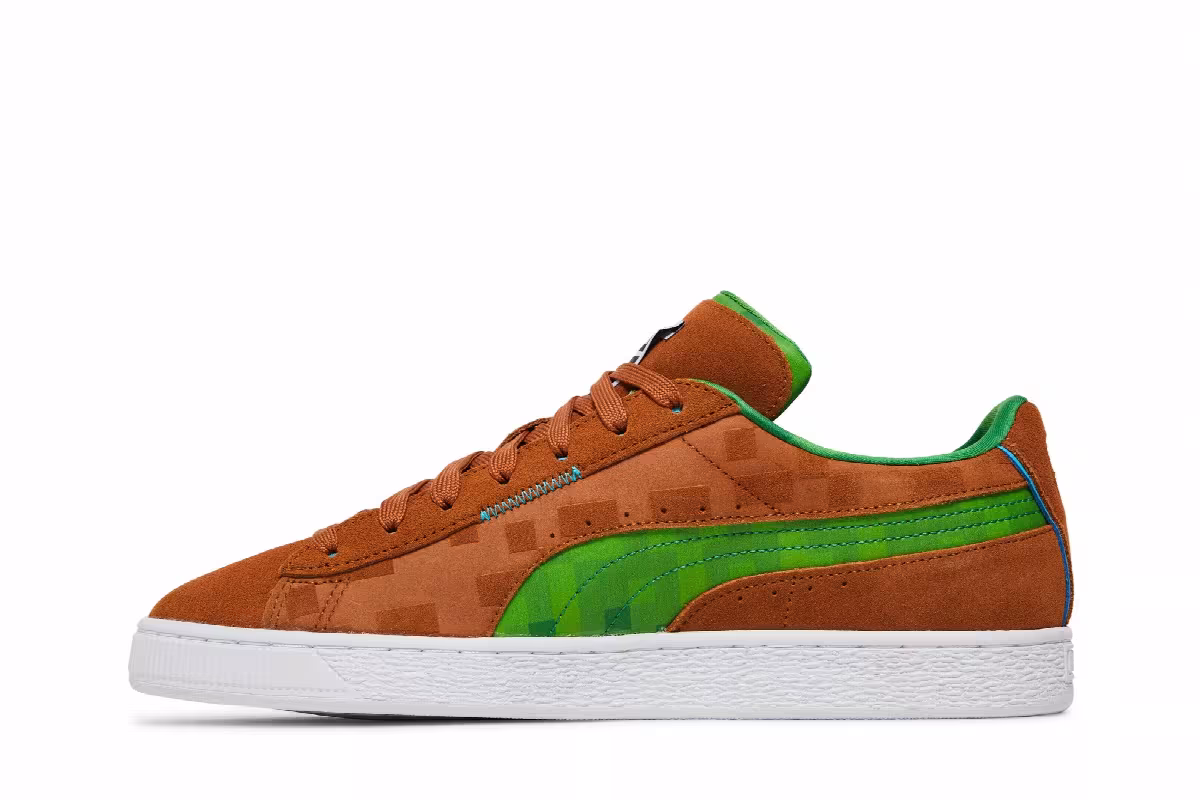 Minecraft x Puma Suede Grass Block, view 4