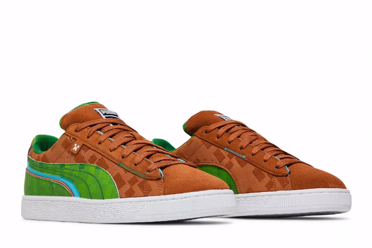 Minecraft x Puma Suede Grass Block, view 9