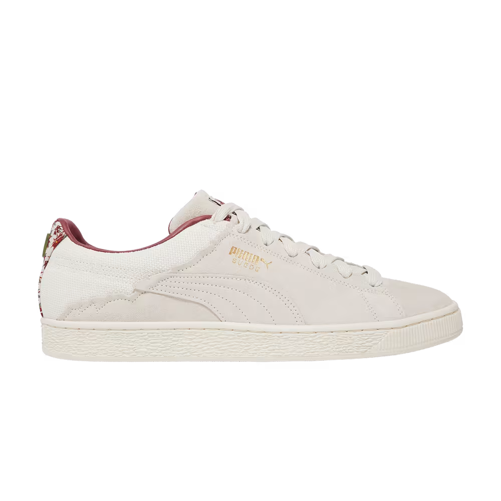 Puma Suede and Chill Marshmallow Team Gold