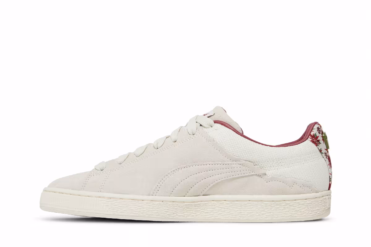 Puma Suede and Chill Marshmallow Team Gold, view 4