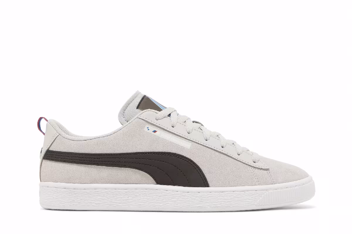 Puma BMW Motorsport x Suede Grey Violet Black, view 2