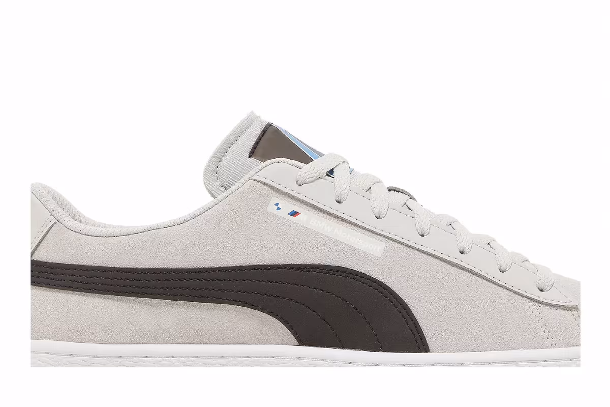 Puma BMW Motorsport x Suede Grey Violet Black, view 3