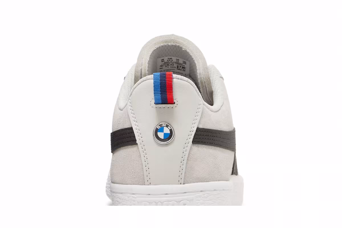 Puma BMW Motorsport x Suede Grey Violet Black, view 8