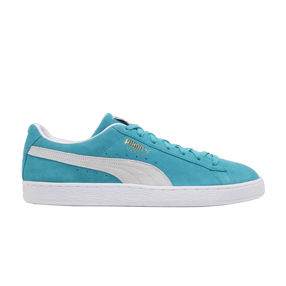 Puma Suede Classic 21 Deep Aqua White