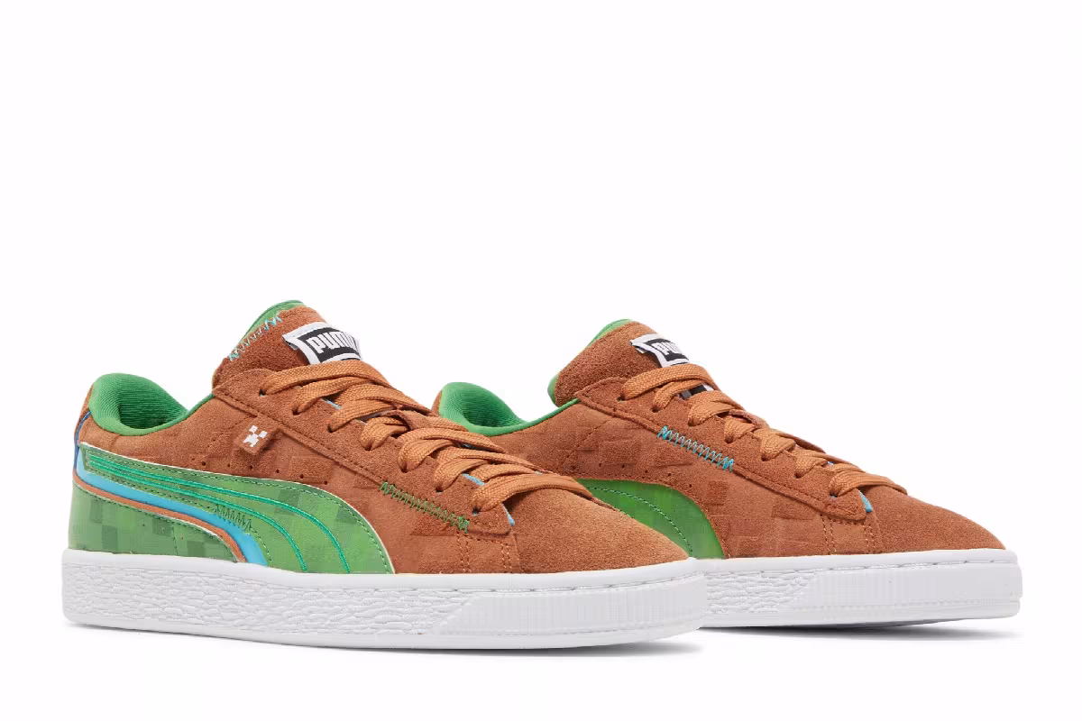 Minecraft x Puma Suede Jr Grass Block, view 9