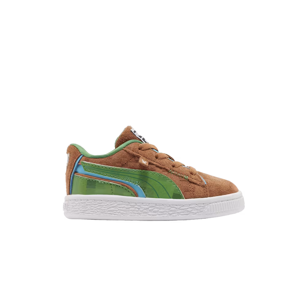 Minecraft x Puma Suede Infant Grass Block