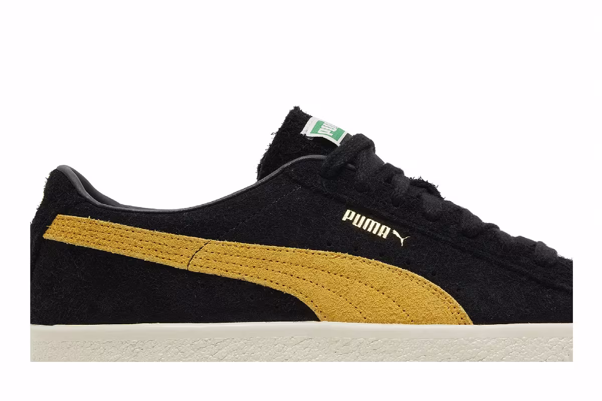 Puma Suede Vintage Hairy Suede - Black Mustard Seed, view 3
