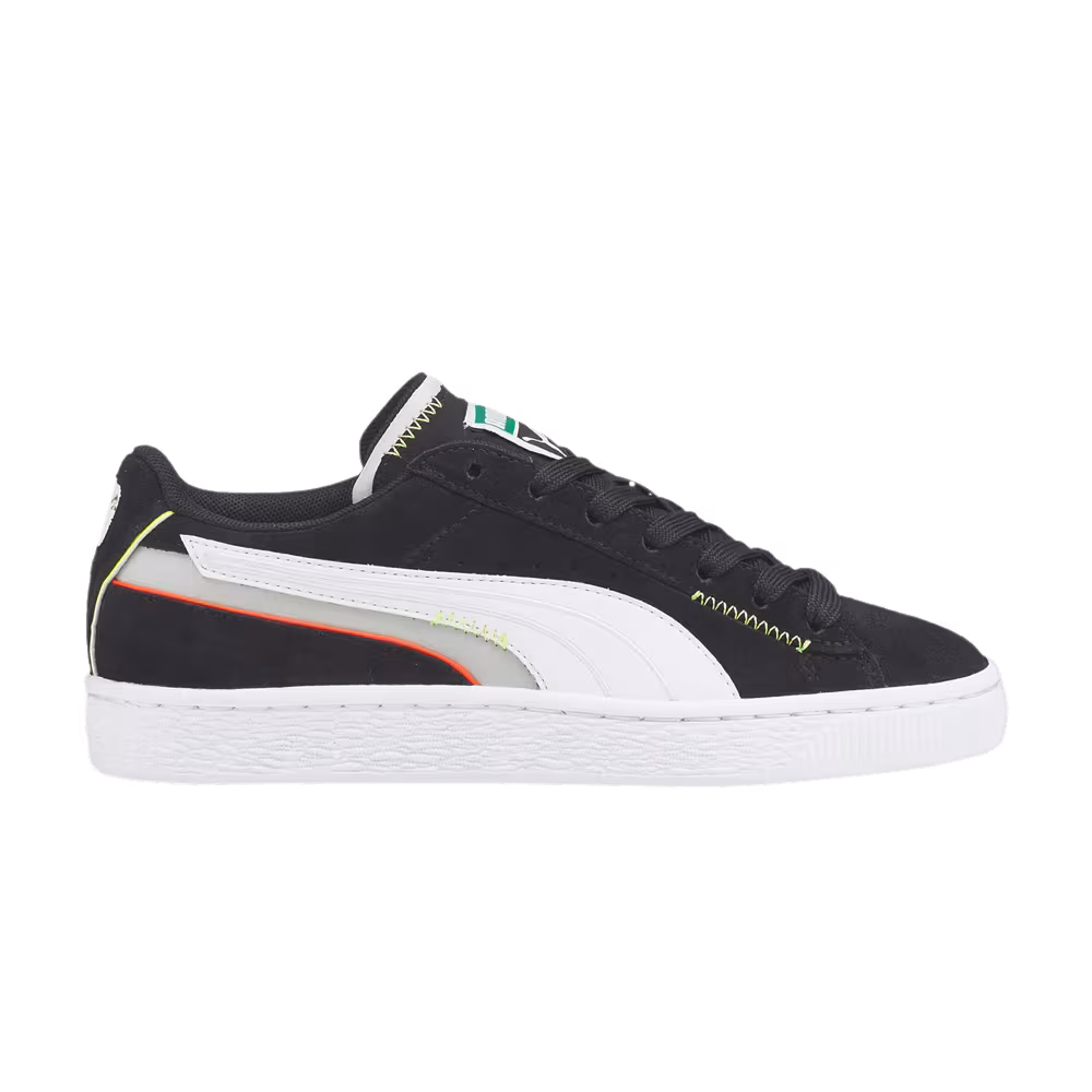 Puma Suede Jr Displaced - Black Harbor Mist