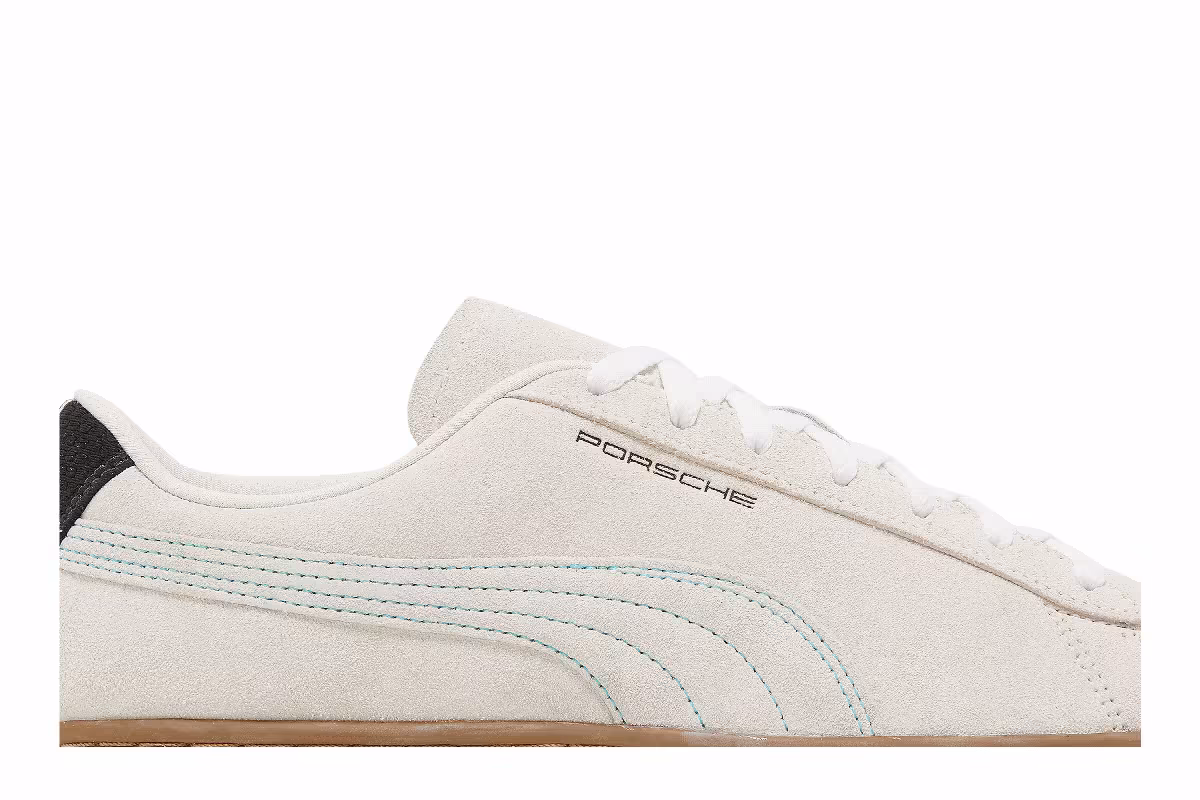 Porsche Legacy x Puma Suede Ivory Glow Gum, view 3