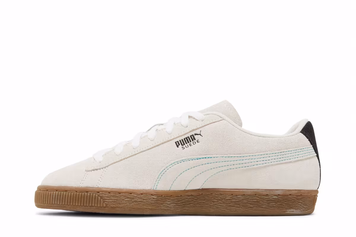 Porsche Legacy x Puma Suede Ivory Glow Gum, view 4