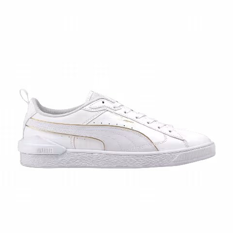 Puma Suede Bloc 'Liquid Metal - White Team Gold'
