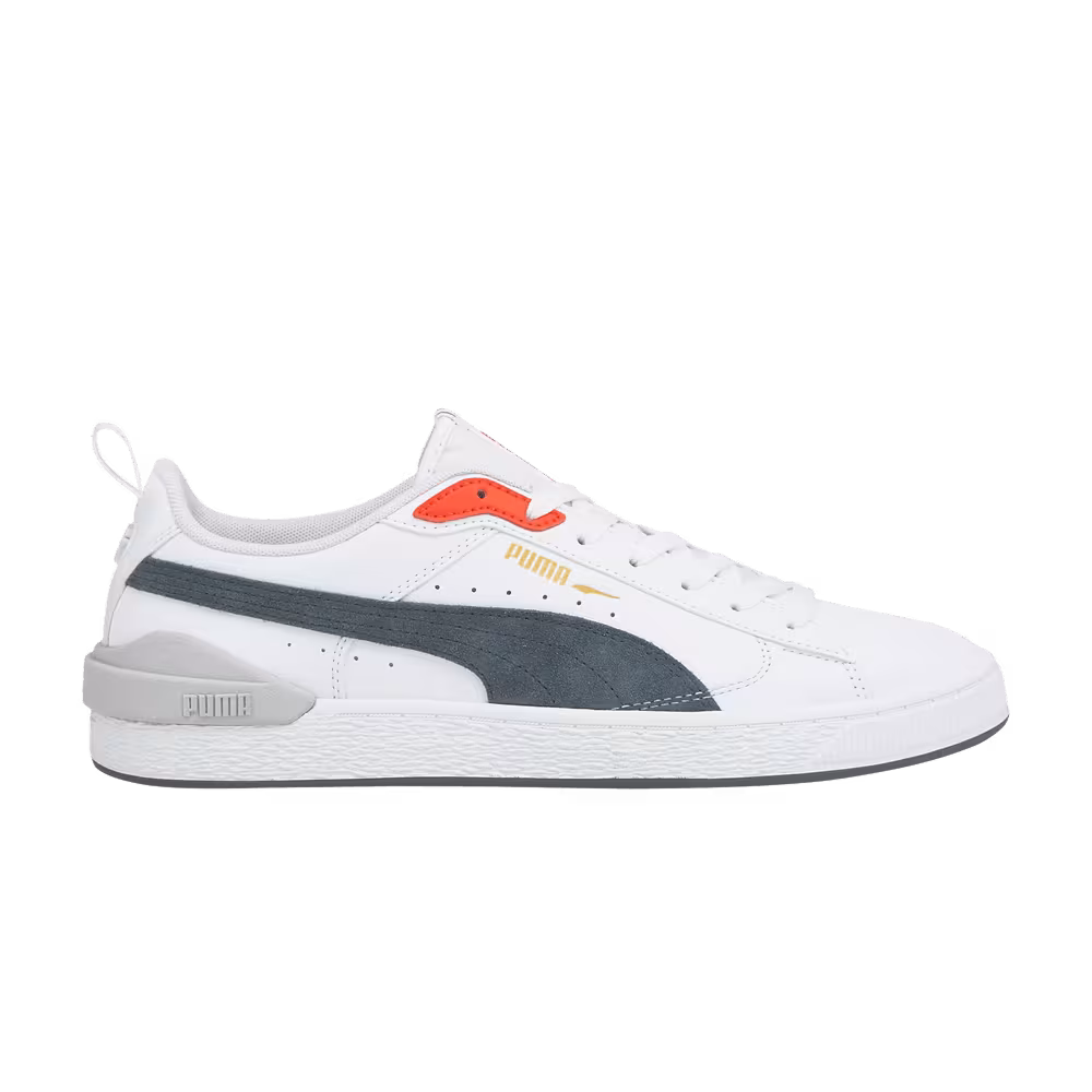 Puma Suede Bloc White Dark Slate
