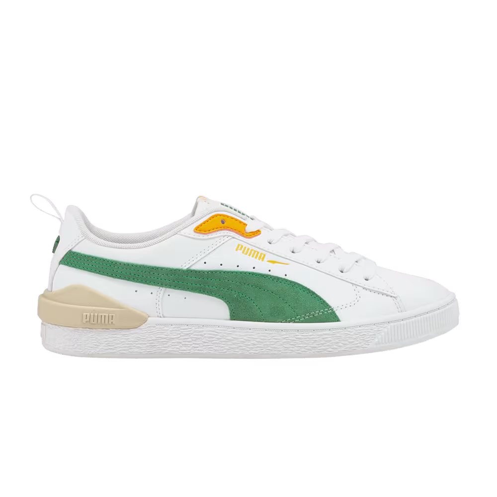 Puma Suede Bloc White Amazon Green