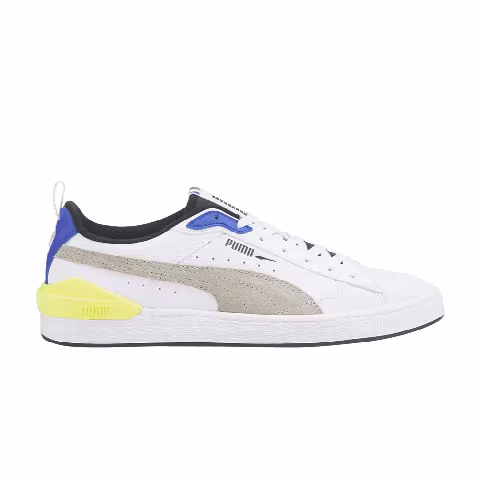 Puma Suede Bloc 'White Silver Blue'