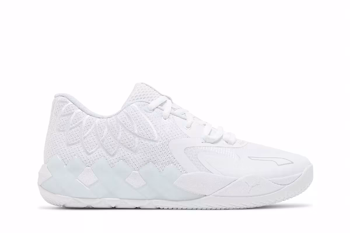 Puma MB.01 Lo Team Colors - Triple White, view 2