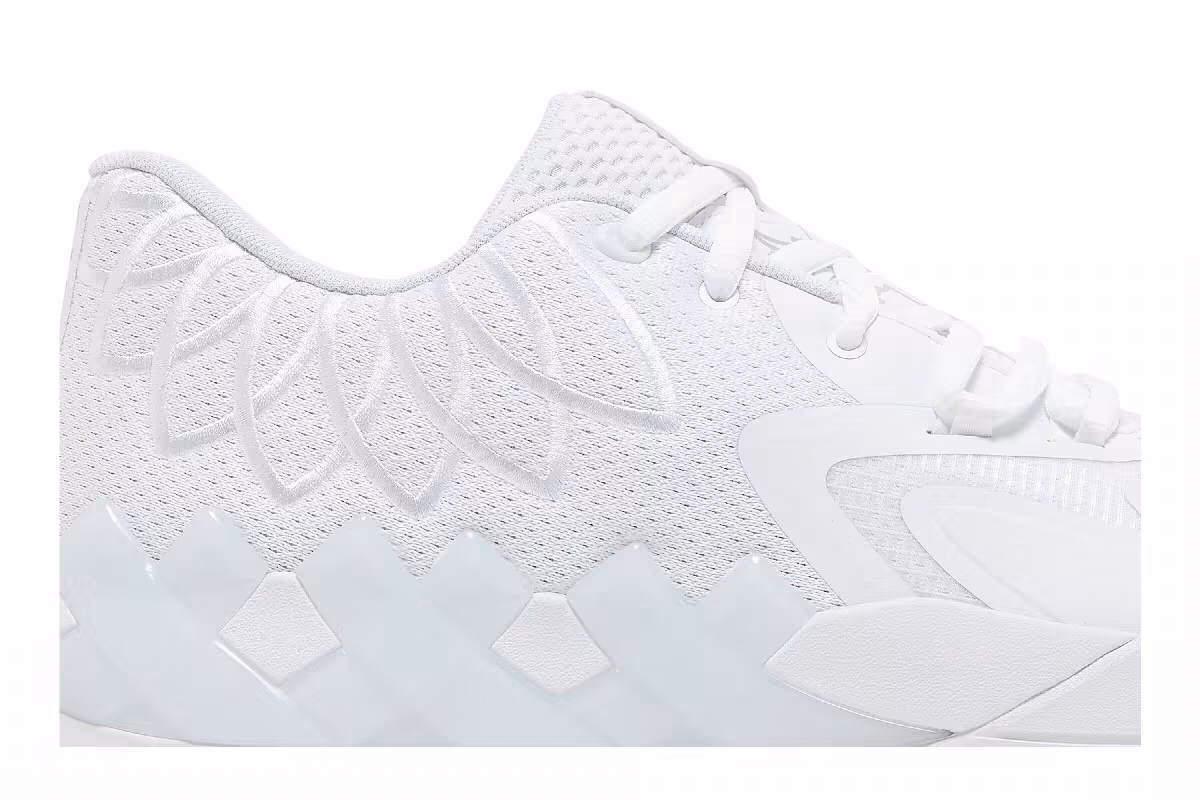 Puma MB.01 Lo Team Colors - Triple White, view 3