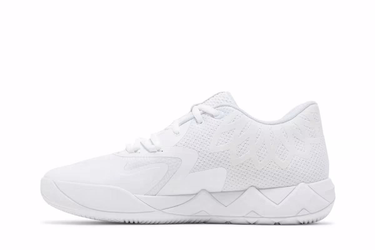 Puma MB.01 Lo Team Colors - Triple White, view 4
