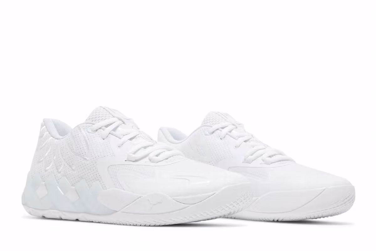 Puma MB.01 Lo Team Colors - Triple White, view 9