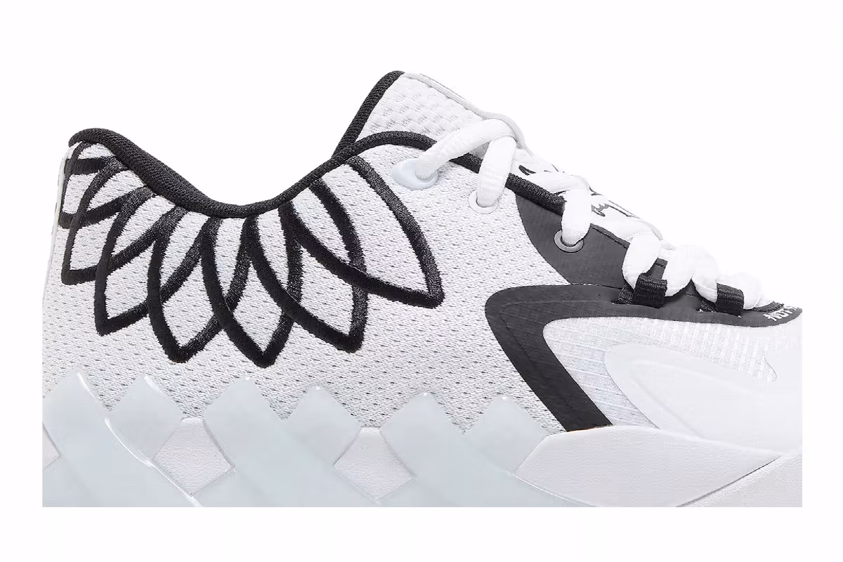 Puma MB.01 Lo Team Colors - White Black, view 3