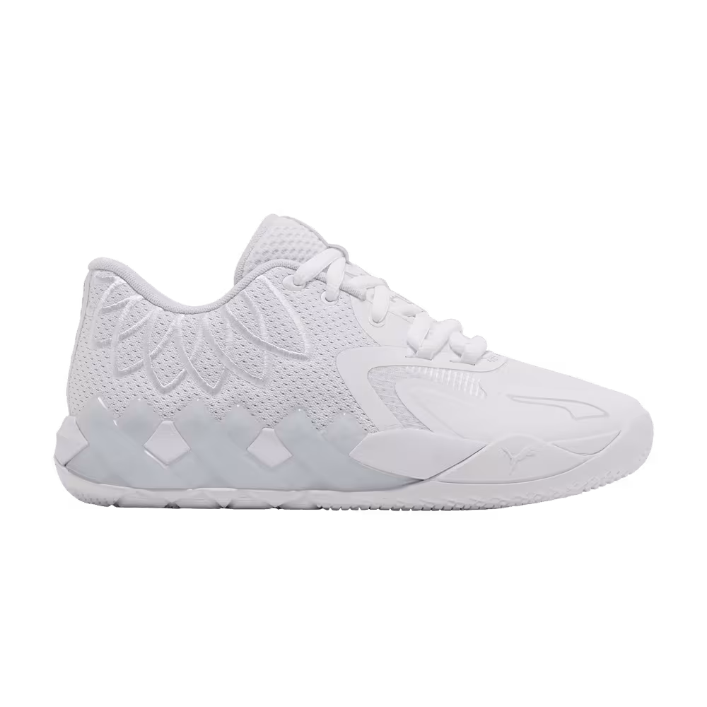 Puma MB.01 Lo Jr Team Colors - Triple White
