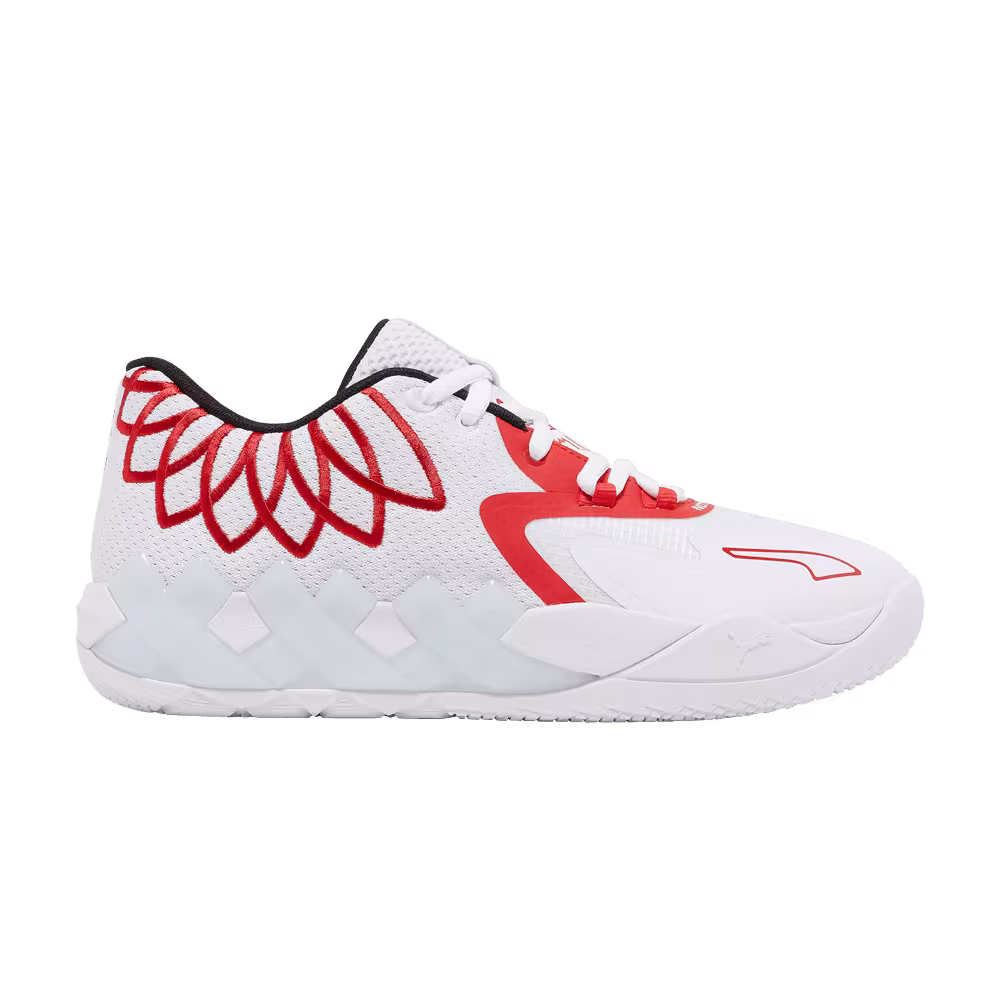 Puma MB.01 Lo Team Colors - White High Risk Red