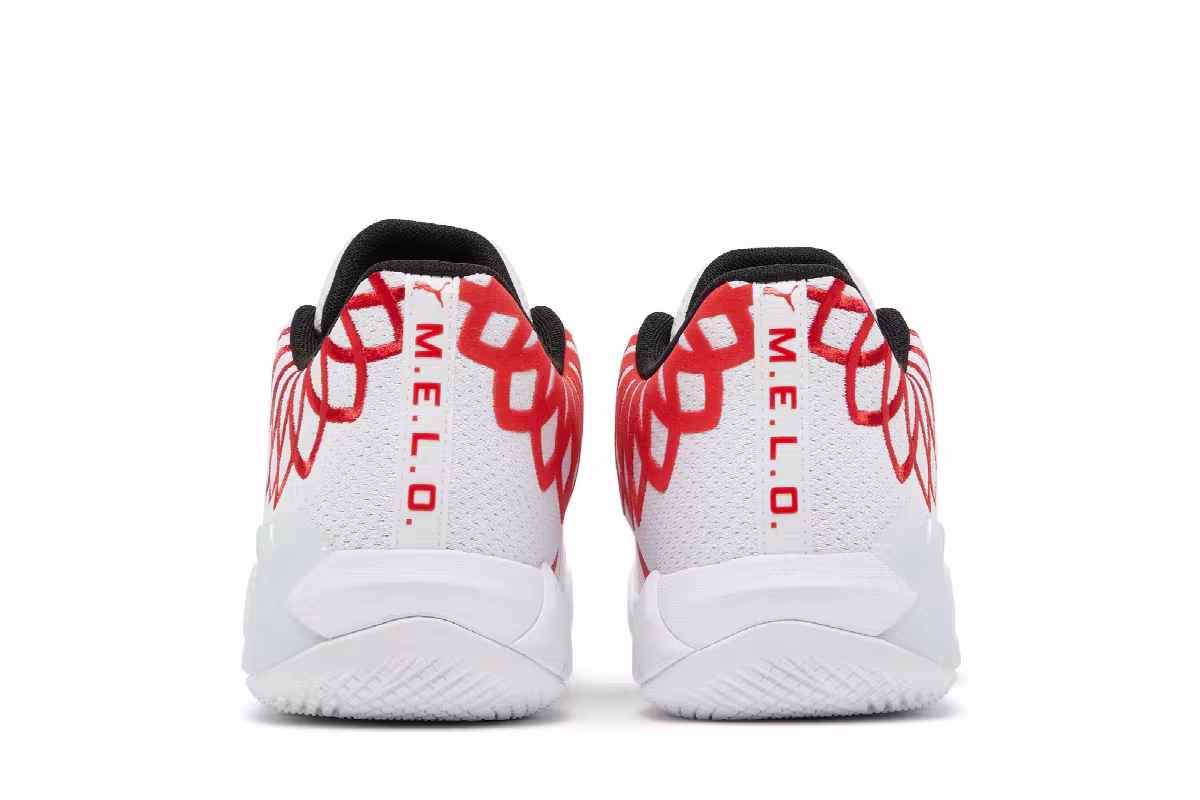 Puma MB.01 Lo Team Colors - White High Risk Red, view 7