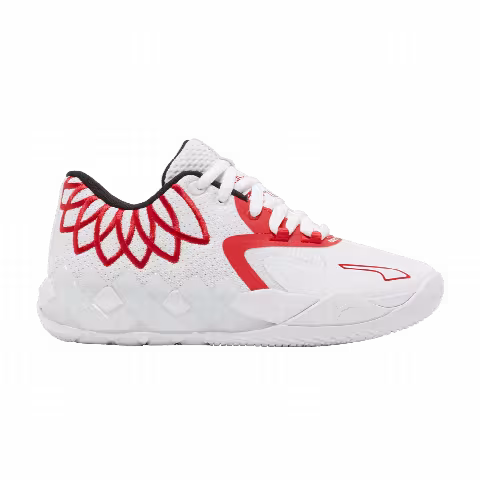Puma MB.01 Lo Jr 'Team Colors - White High Risk Red'