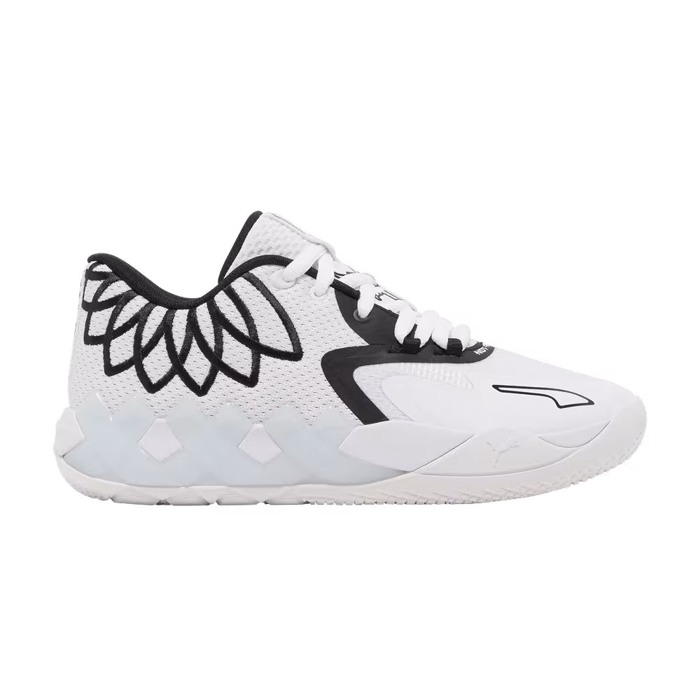 Puma MB.01 Lo Jr Team Colors - White Black