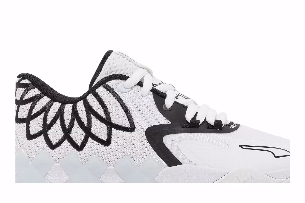 Puma MB.01 Lo Jr Team Colors - White Black, view 3