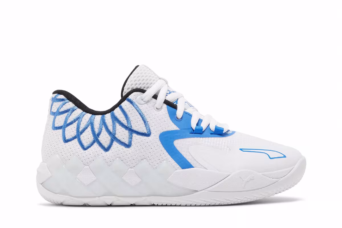 Puma MB.01 Lo Jr Team Colors - White Bluemazing, view 2