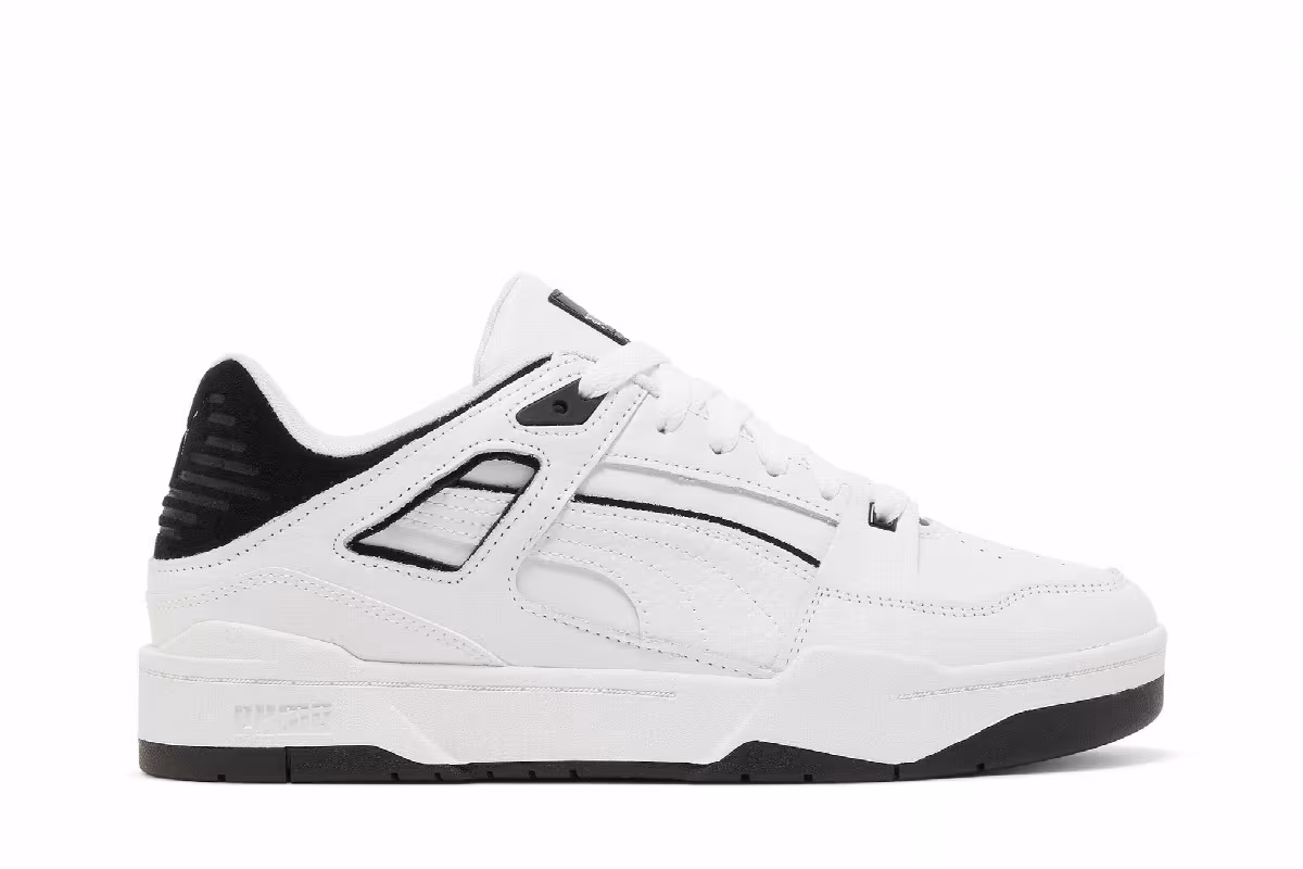 Puma Slipstream White Black, view 2