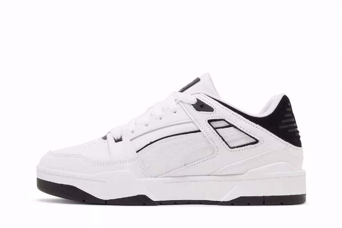 Puma Slipstream White Black, view 4