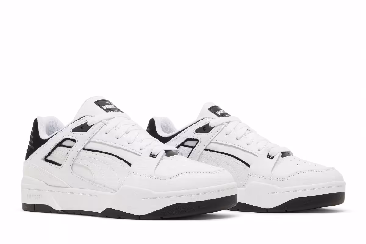 Puma Slipstream White Black, view 9