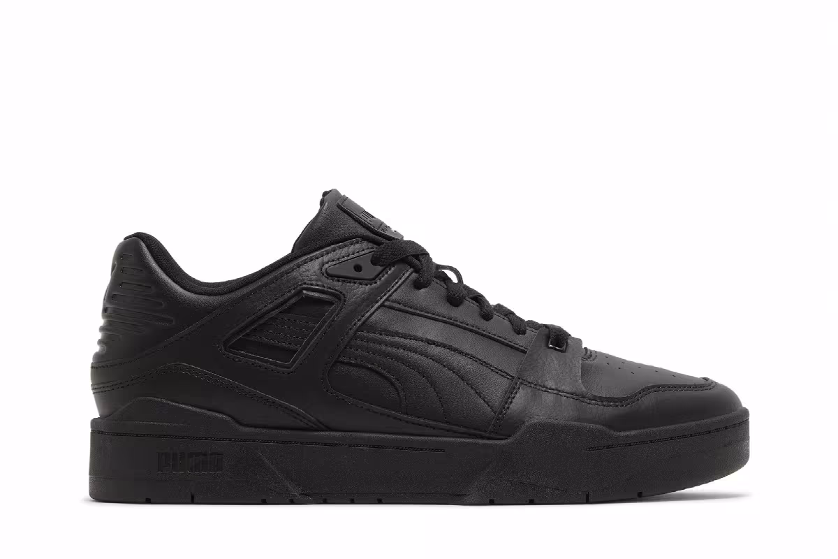 Puma Slipstream Leather Triple Black, view 2