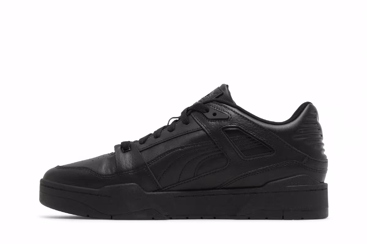 Puma Slipstream Leather Triple Black, view 4