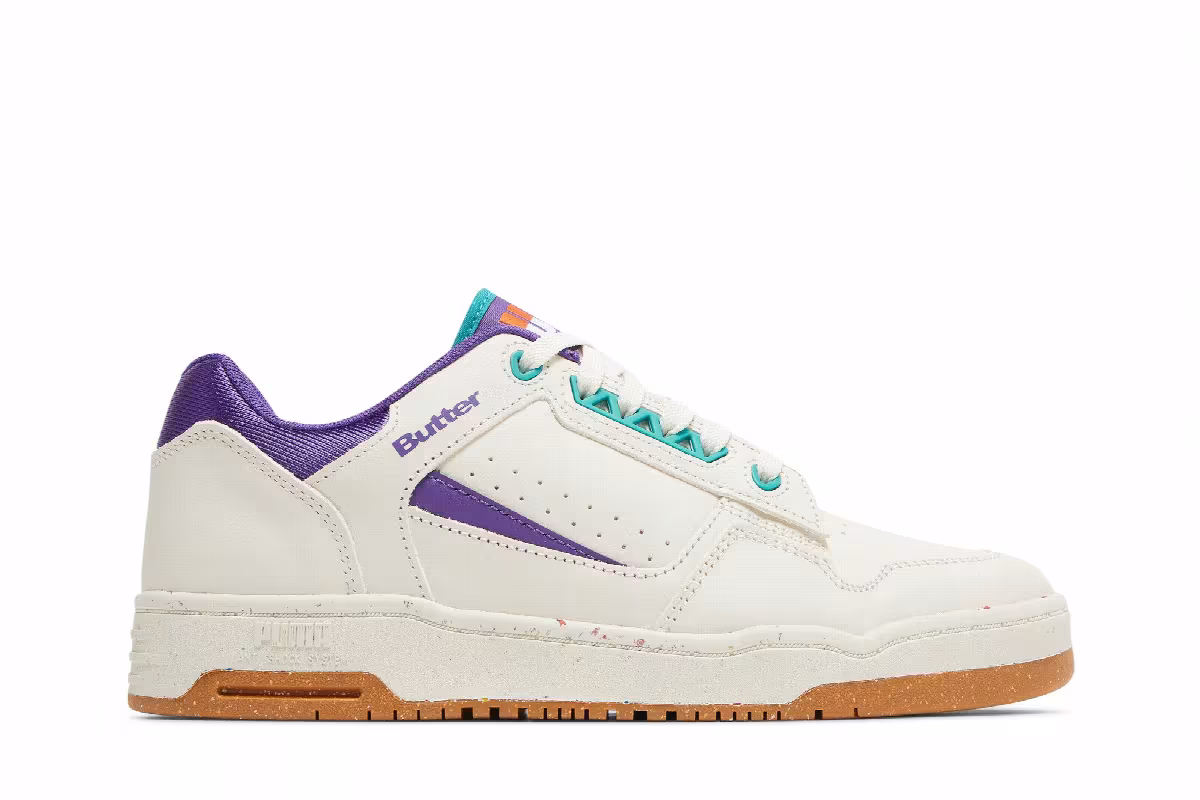 Butter Goods x Puma Slipstream Low Whisper White Prism Violet, view 2