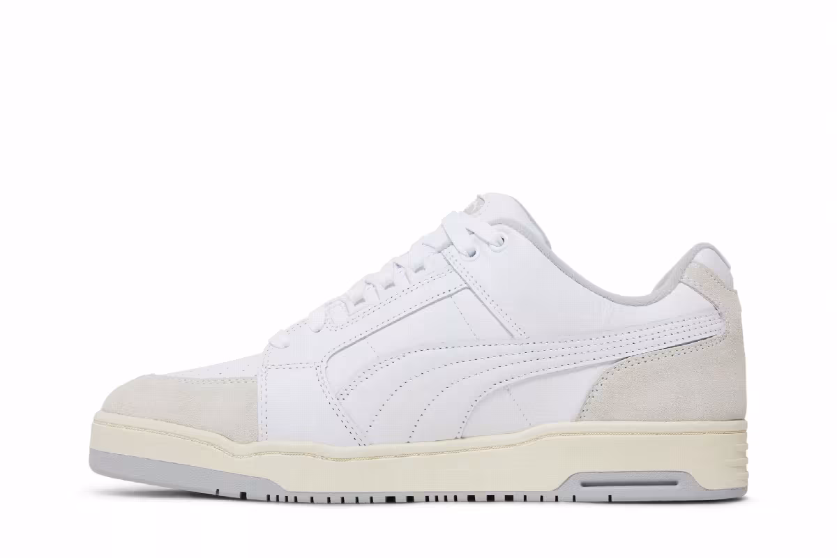 Puma Slipstream Lo White Pristine, view 4