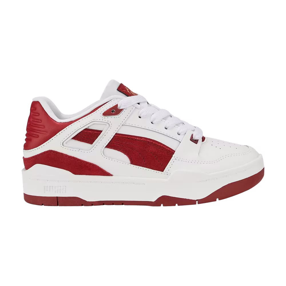 Puma Slipstream Suede FS Big Kid White Intense Red