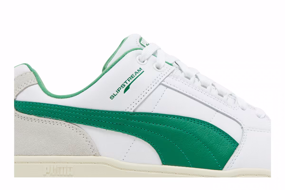 Puma Slipstream Lo White Amazon Green, view 3