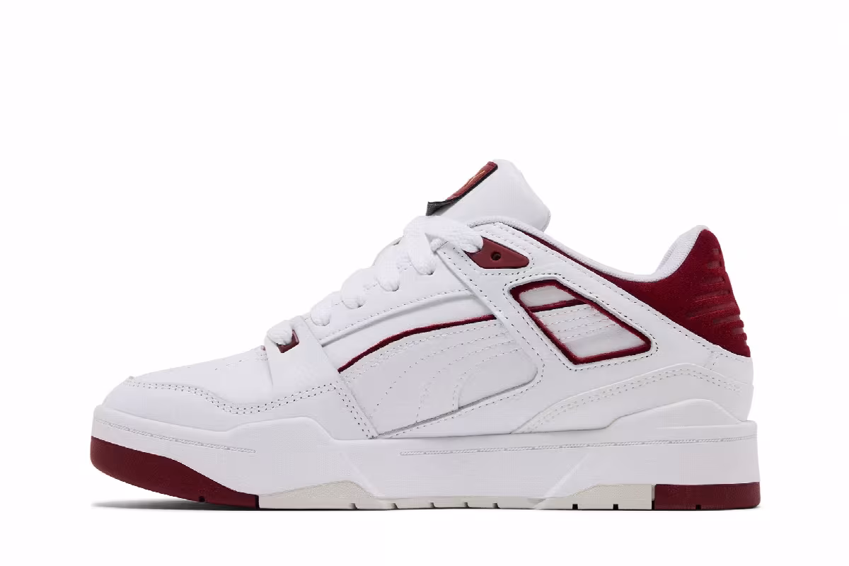Puma Slipstream White Intense Red, view 4