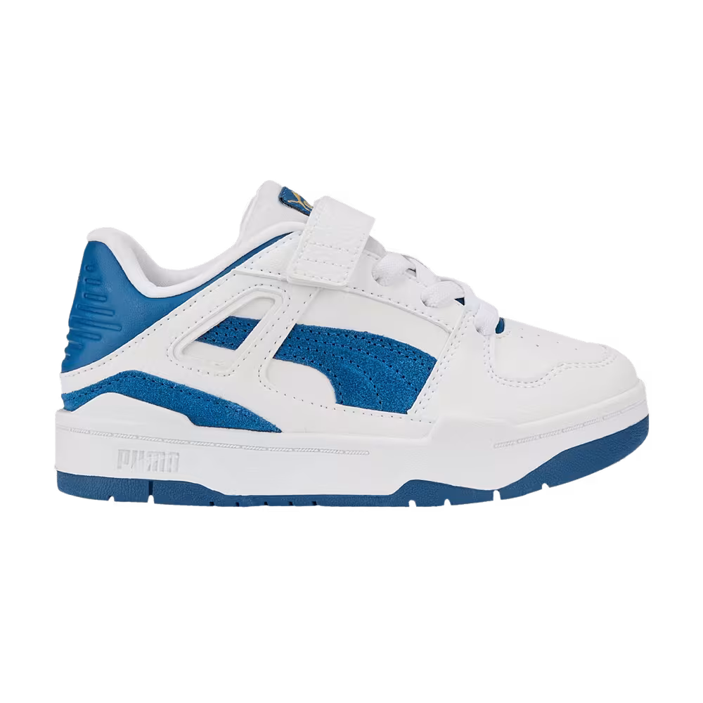 Puma Slipstream Suede Little Kid White Lake Blue