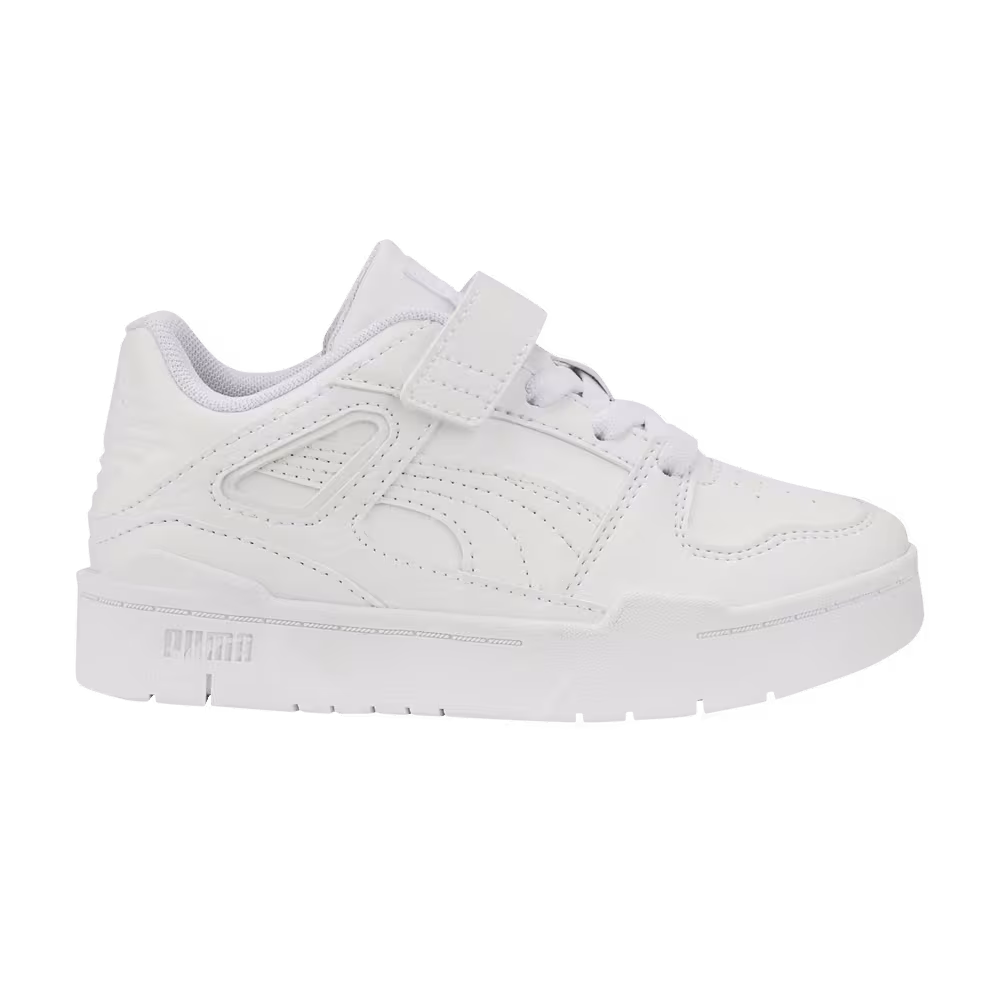 Puma Slipstream Leather Little Kid Triple White